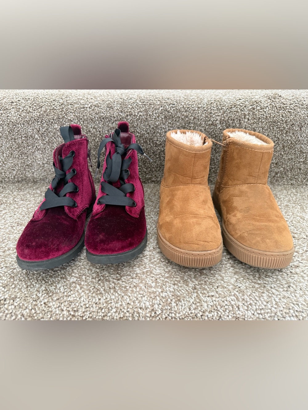 Girls 2 Pairs of Boots Cat & Jack Size 11